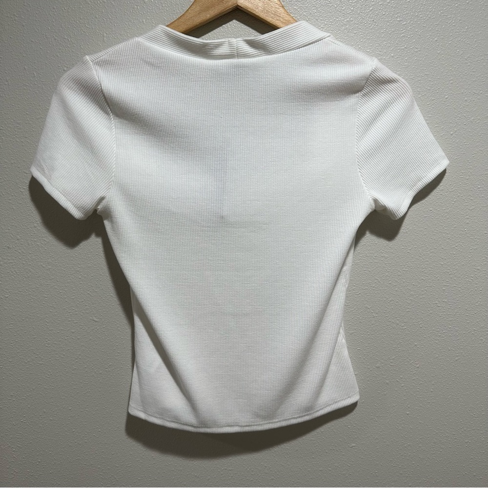 **NWT** Lulu’s Ribbed Square Neck Top - Picture 7 of 9